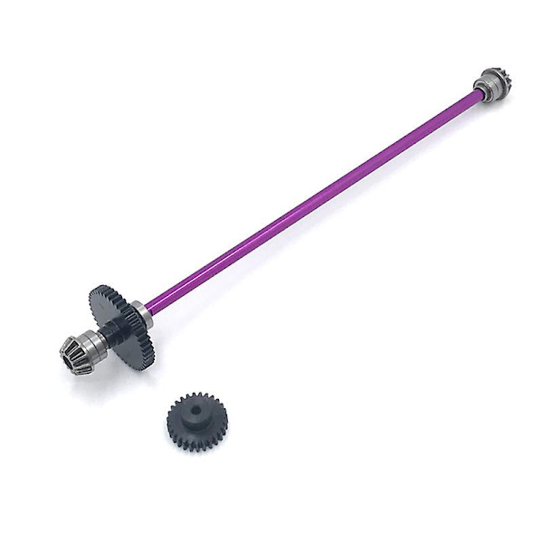 Fjärrkontroll bil central drivaxel drivaxel växel motor växel delar (lila) Purple