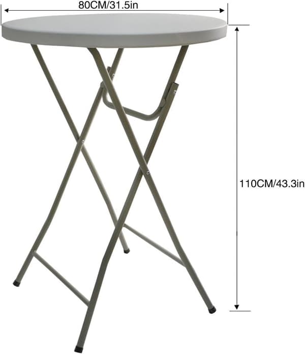 Set med 3 stretchbara bordsdukar, bordsdukar i spandex, 80 cm, för bistrobord med diameter 80-85 cm