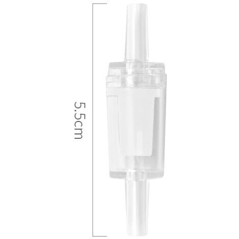Akvarium luftflödeskontrollventil envägs backventil akvarium fisk tank syrepump backventil 10 stycken