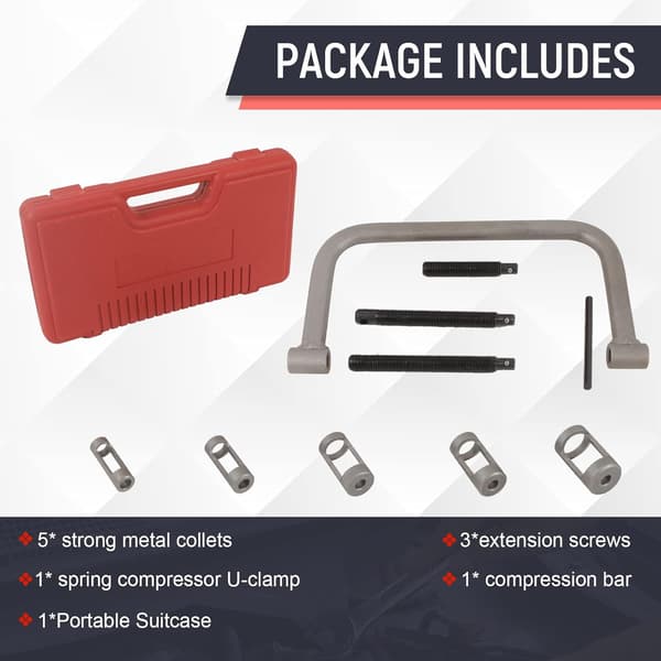 10PCS Ventilfjäderkompressor Kit, Universal Små Motorventil Avlägsnande Replacment Verktyg