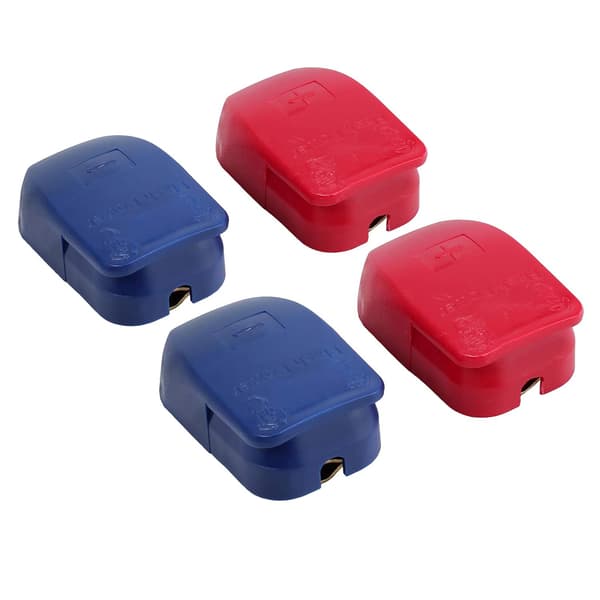 2/4st Snabbkoppling Batteripoler 12V/24V Batterikontakter Snabbkoppling Batteripoler (4st)