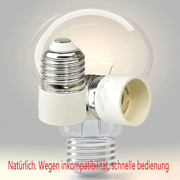12 st E27 till E14 lampsockeladapter, E27 till E14-omvandlare, maxeffekt 200 W, maxspänning 250 V