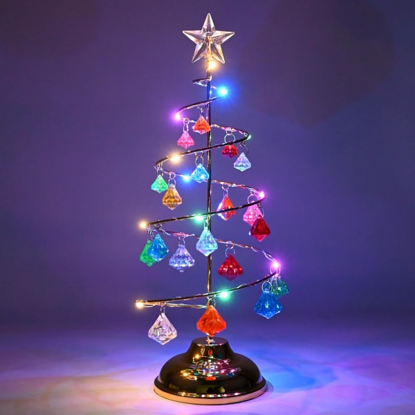 Julgransbelysning 13 i bordsskiva julgransdekor Julgranslampa dekor för jul vinterdekor