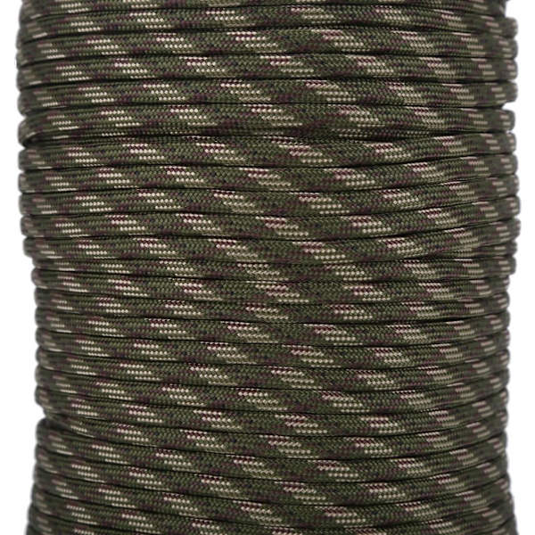Utomhus camping dragräddningsrep klätterrep 100m (skogskamouflage) Forest Camouflage
