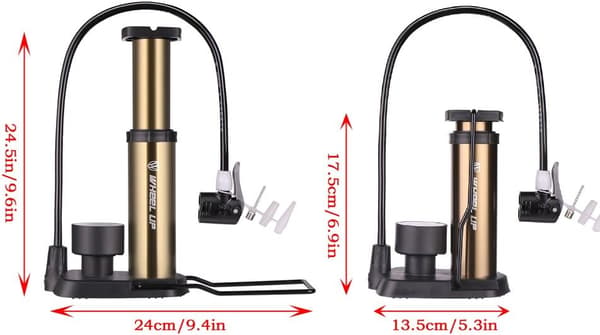 Högtryckscykelpump MTB Cykel Luftpump Bärbar Pump