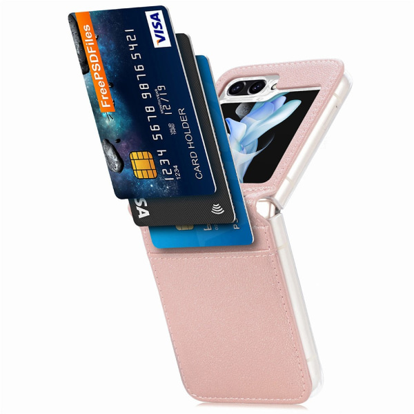 Ohut korttilompakko Samsung Galaxy Z Flip 5 Pink