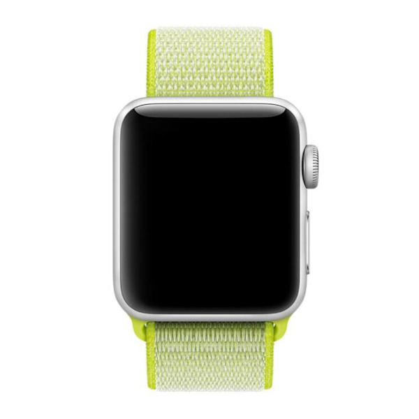 Nylonkellonauha Apple Watch Series 10 46mm Keltainen