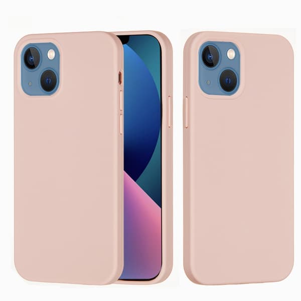 Silikonikuori iPhone 14 Plus - Vaaleanpunainen
