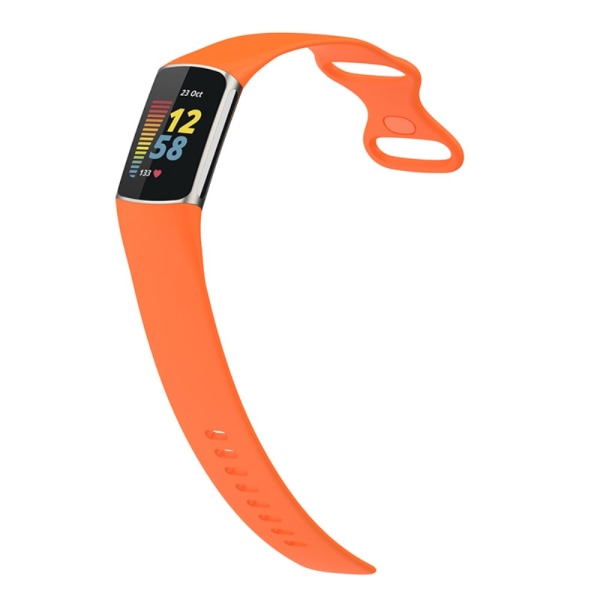 Silikonarmband Fitbit Charge 5 Orange (L)