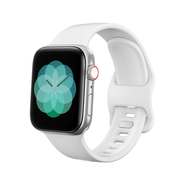 Silikonrem Apple Watch Series 10 46mm Hvid