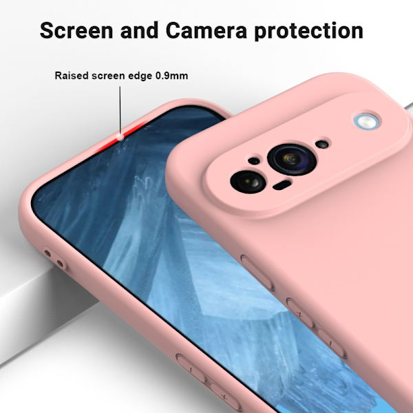 Silikonskal Google Pixel 9 Rosa
