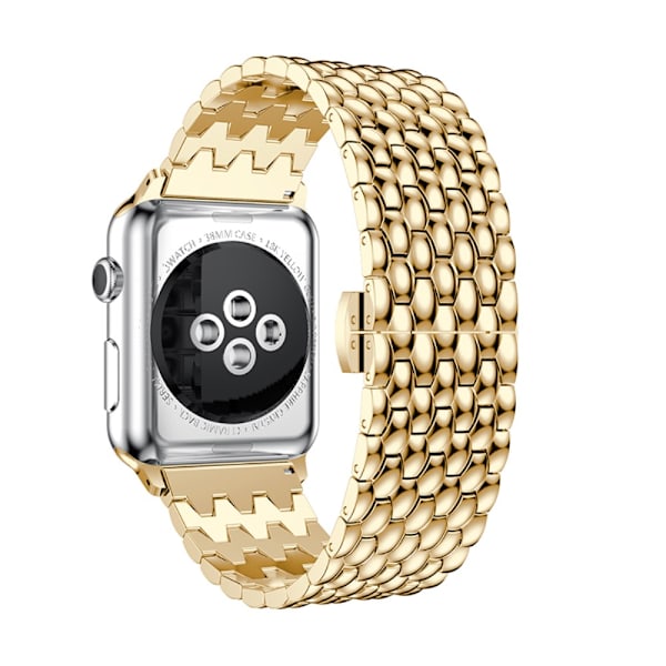 Metallarmband i Fjärilspänne Apple Watch Ultra 2 49mm Guld