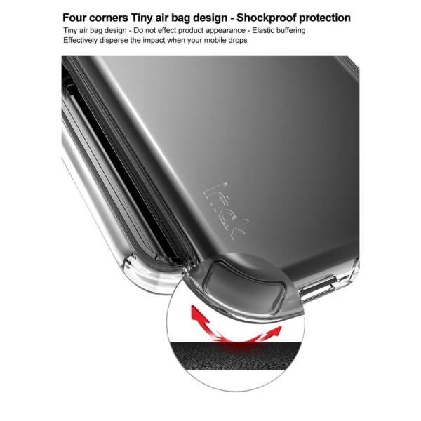 IMAK Samsung Galaxy Z Flip 4 etui TPU krystalklart