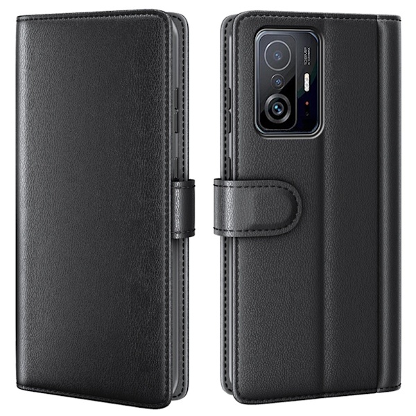 Ægte læderetui Xiaomi 11T/11T Pro Sort