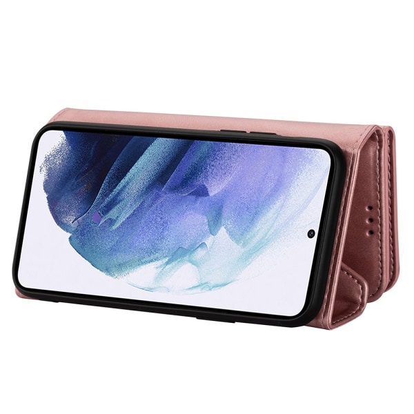Plånboksfodral Samsung Galaxy S21 Plus Rose Guld