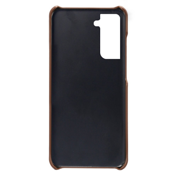 Läderskal Kortfack Samsung Galaxy S24 Plus Brun