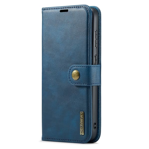 DG.MING 2-i-1 Magnet Wallet Samsung Galaxy S25 Edge Blå