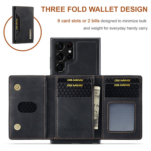 DG.MING 2 in 1 Magnetic Card Slot Case Samsung Galaxy S24 Ultra