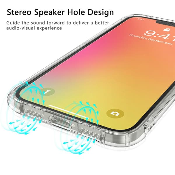 Stöttåligt TPU Skal iPhone 13 Pro Transparent