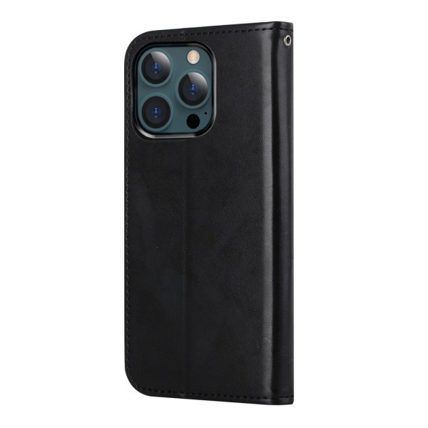 Læderetui Sommerfugle iPhone 13 Pro Max Sort