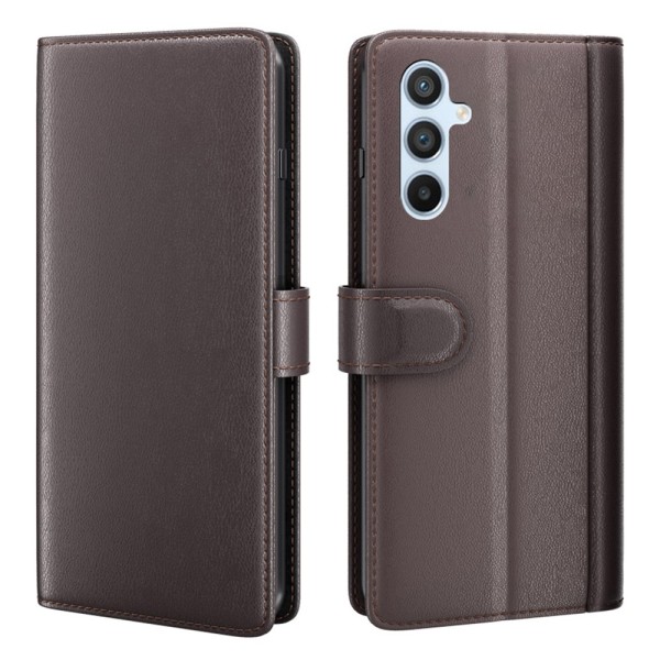 Ægte læder etui Samsung Galaxy A54 Brun