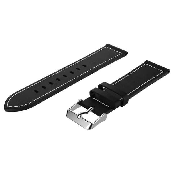 Klassiskt Läderarmband Garmin Vivoactive 4 Svart