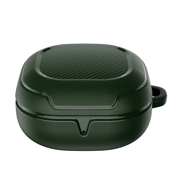 Stødsikkert Etui Med Karabinhake Galaxy Buds Live/Pro Grøn