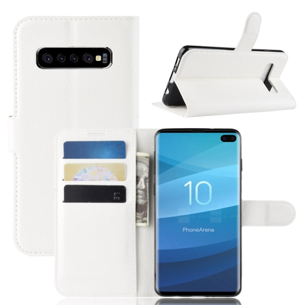 Matkapuhelinkotelo Samsung Galaxy S10 Plus valkoinen