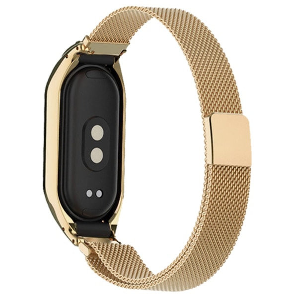 Milanese Loop -ranneke Xiaomi Mi Band 5/6 - Kulta