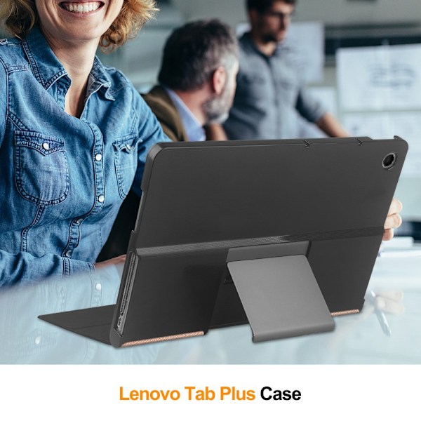 Lenovo Tab Plus Fodral Tri-fold Roséguld
