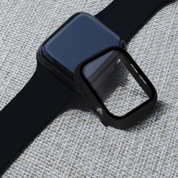 HAT PRINCE Glasskydd Skal Apple Watch 44mm Svart