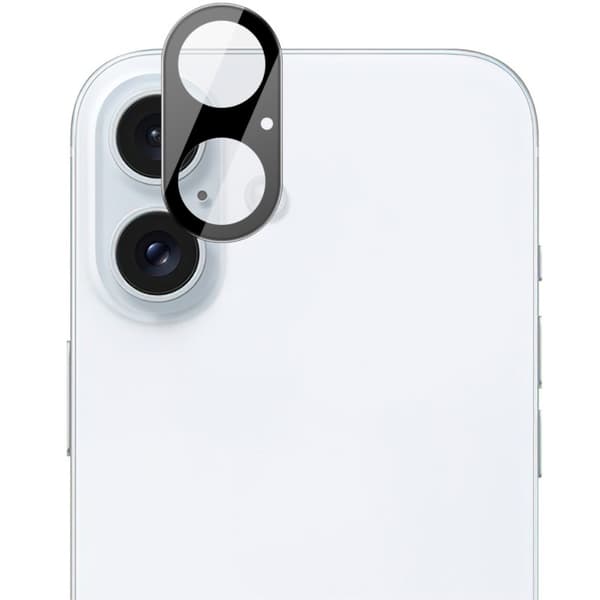 Imak Härdat Glas Linsskydd iPhone 16 Plus Svart