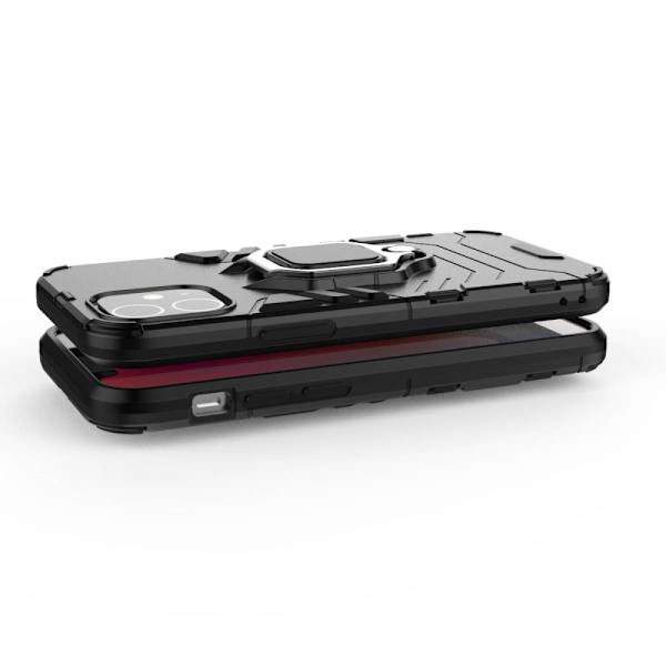 Hybrid Cover Fingerring iPhone 12/12 Pro Sort