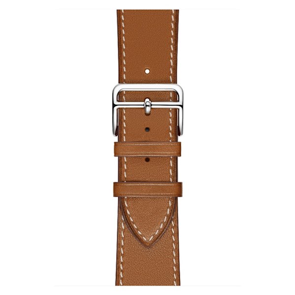 Ægte læderrem til Apple Watch 42/44/45/49 mm Brun