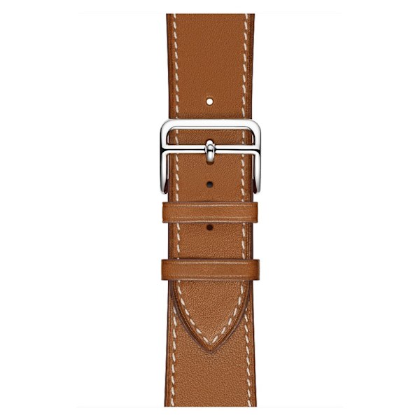 Äkta Läderarmband Apple Watch 42/44/45/49 mm Brun