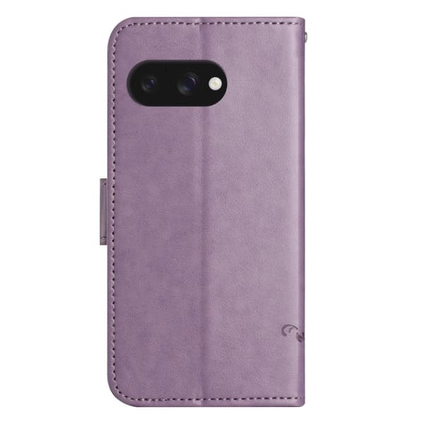 Nahkakotelo Perhoset Google Pixel 9a Lila