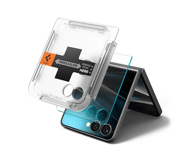 Spigen Samsung Galaxy Z Flip 7 Screen Protector GLAS.tR EZ Fit 2