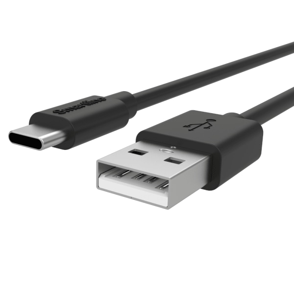 Smartline USB-C Kabel 3A 2m Svart