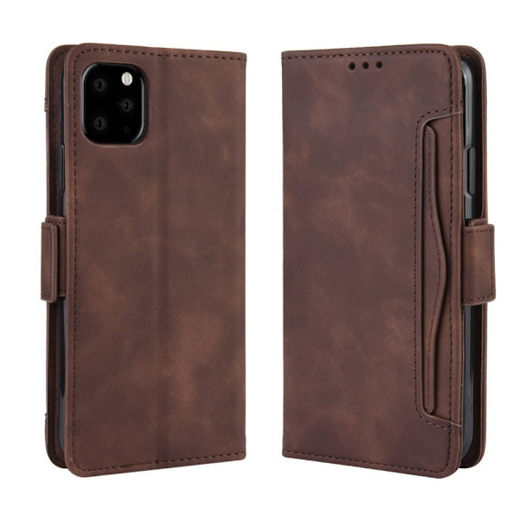 Multi Slot Pung Etui iPhone 11 Pro Brun