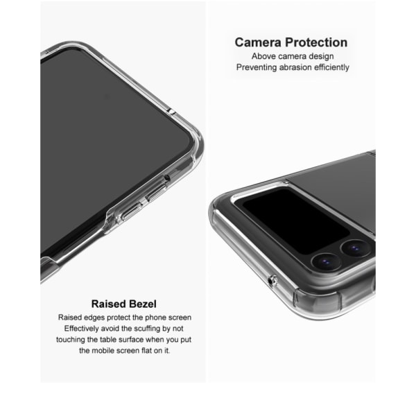 IMAK Samsung Galaxy Z Flip 4 Case TPU Crystal Clear