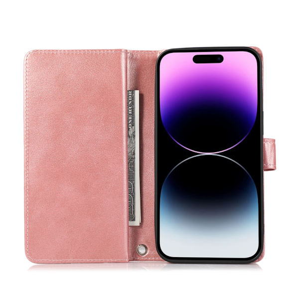 Pungetui Multi-Slot iPhone 16 Pro Max Roséguld