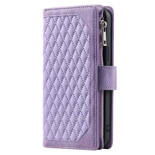 iPhone 15 Pungetui Polstret Lilla