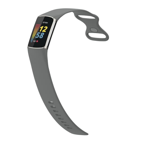 Silikonearmbånd Fitbit Charge 5 Grå (L)