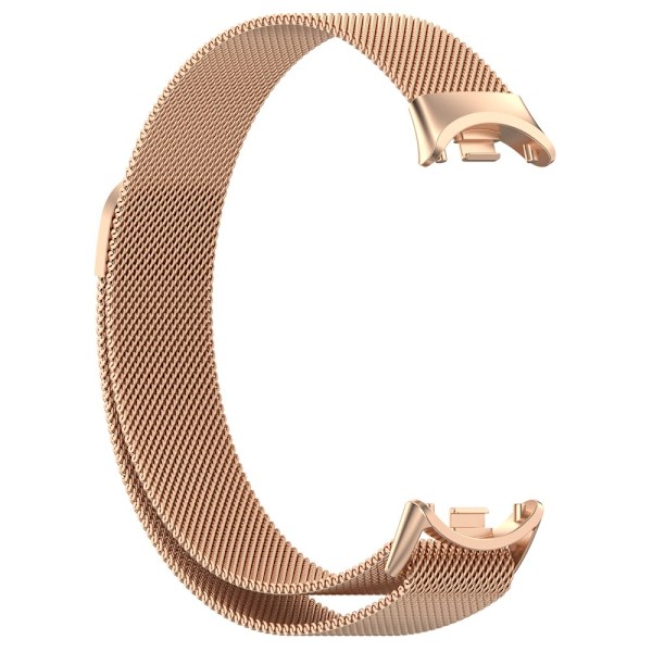 Milanese Loop Rem til Xiaomi Smart Band 8 Roséguld
