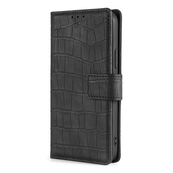 Samsung Galaxy S22 kotelo krokotiilikuvioinen musta
