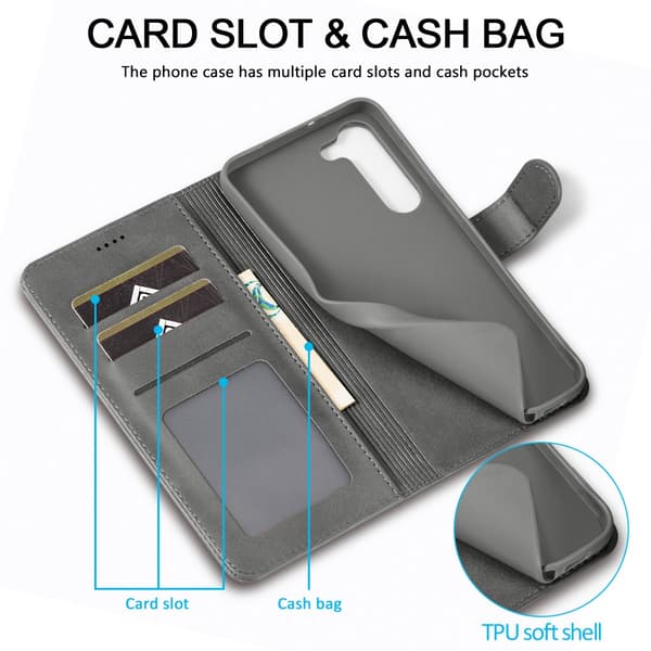 LC.IMEEKE Pungetui Samsung Galaxy S24 Grå