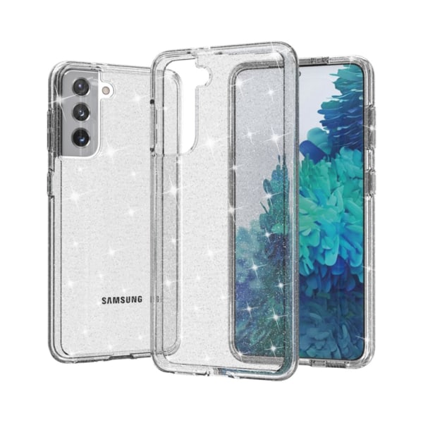 Cover Glittery Powder Design Samsung Galaxy S21 Clear