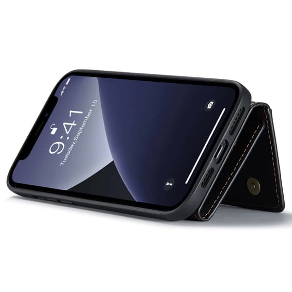 DG.MING 2-i-1 Magnetiskt Skal Med Kortfack iPhone 14 Pro Max Sva