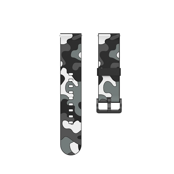 Silikonearmbånd Camouflage Samsung Galaxy Watch 46mm Grå