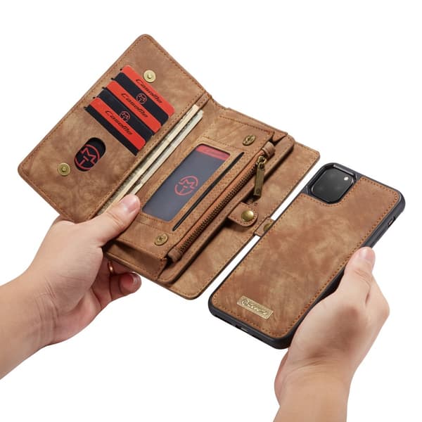 CaseMe Pungetui Multi-Slot iPhone 11 Pro Max Brun